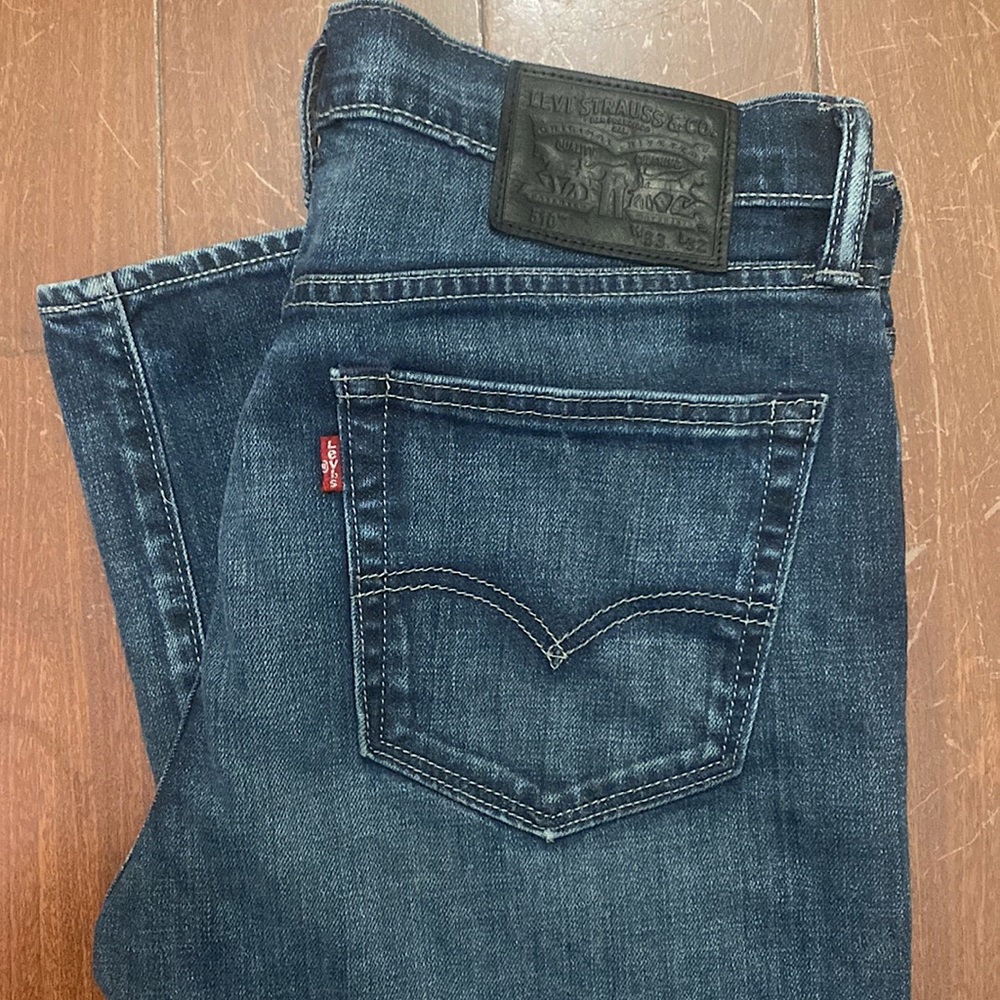 Men’s Blue Levi’s 510 Skinny fit jeans, size 33x32